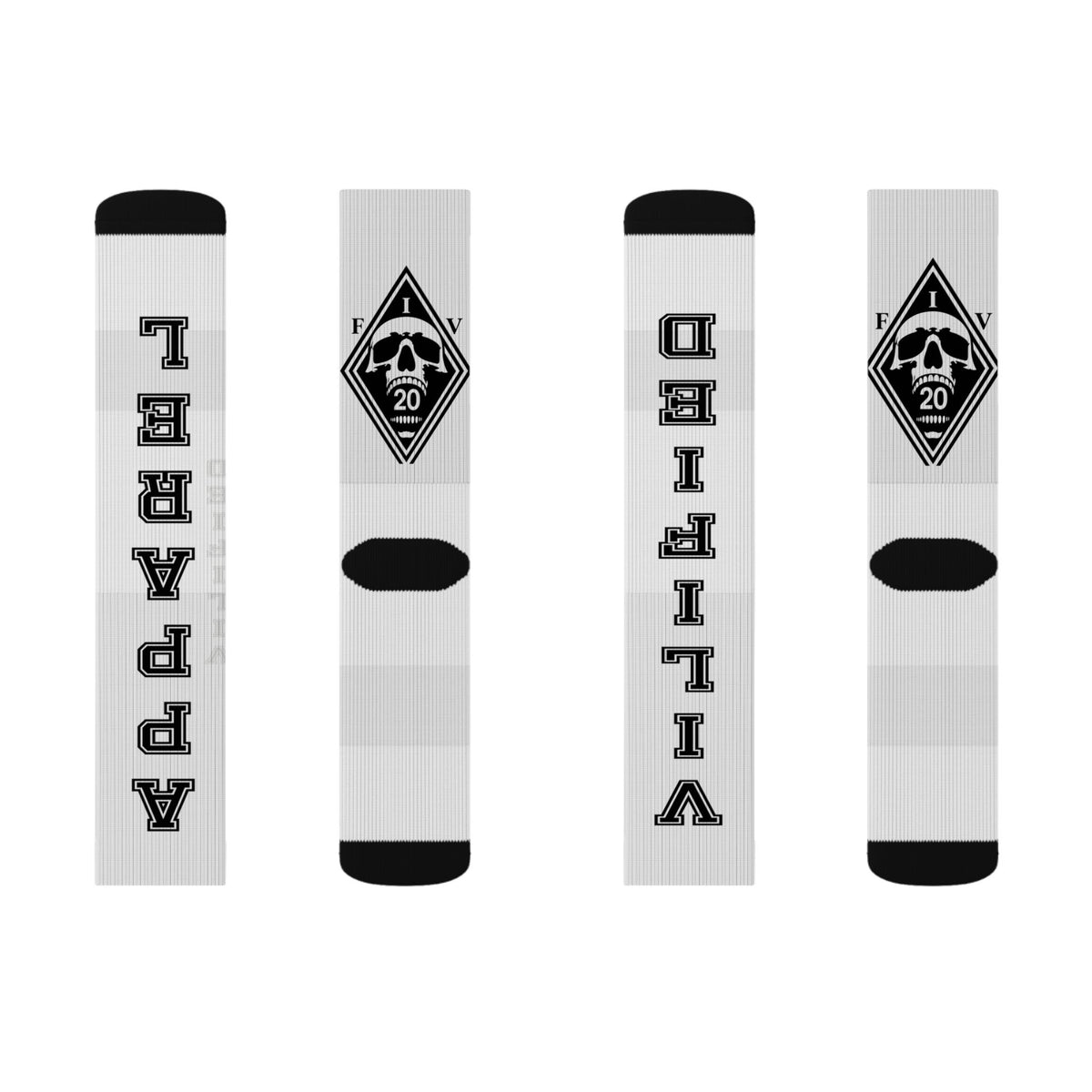 VILIFIED APPAREL crew socks