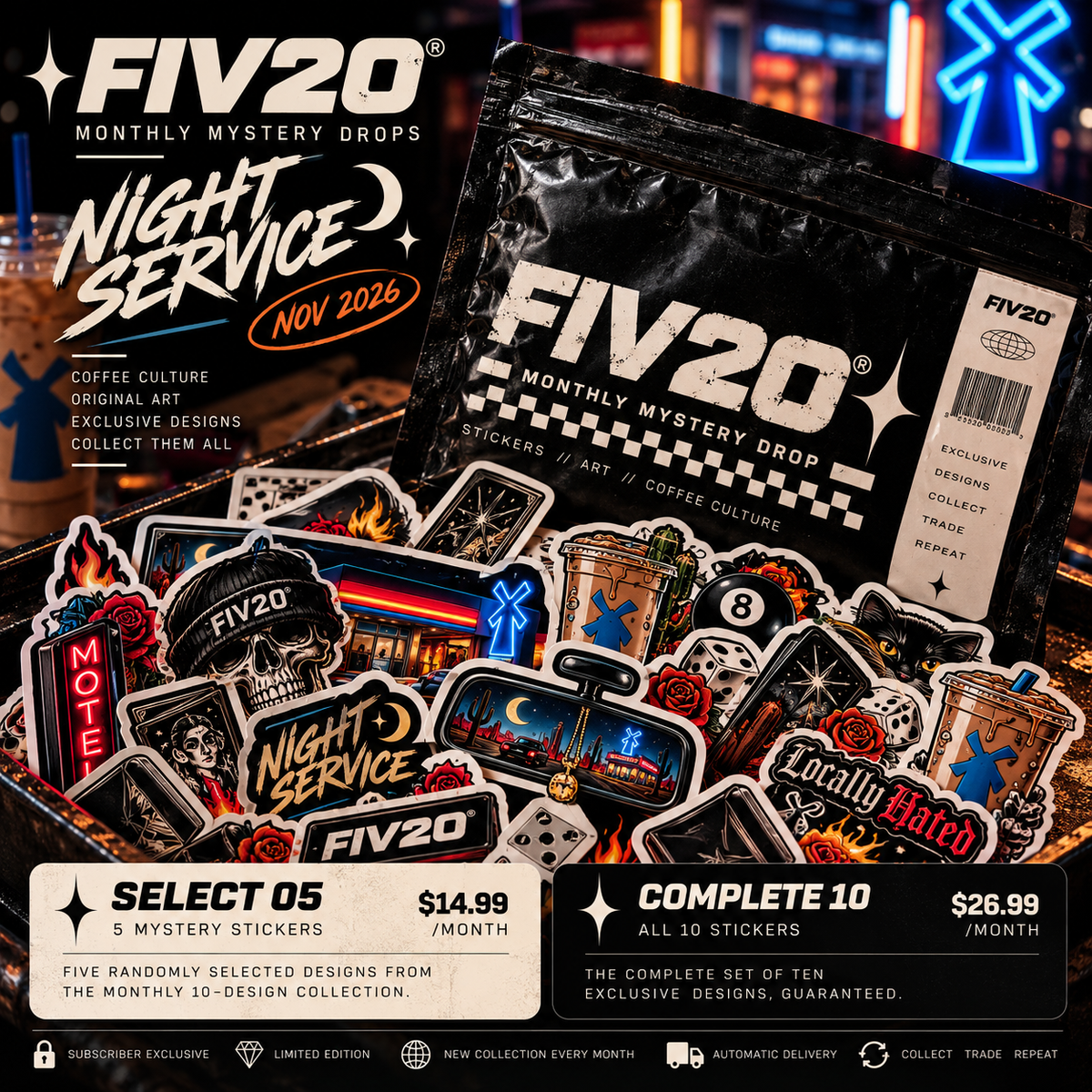 FIV20 Monthly Mystery Drops