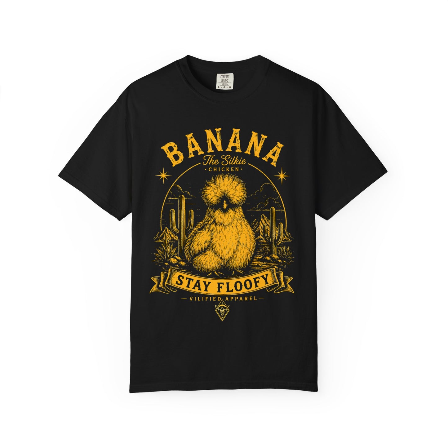 Banana Silkie ‘Stay Floofy' Tee